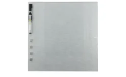 Memoboard 30x30 cm Silber | 30 cm, silberfarben