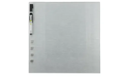 Memoboard 30x30 cm Silber | 30 cm, silberfarben