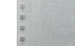 Memoboard 30x30 cm Silber | 30 cm, silberfarben
