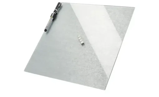 Memoboard 30x30 cm Silber | 30 cm, silberfarben
