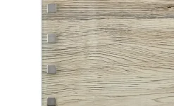 Memoboard 30x30 cm Wood (Braun) | 30 cm, holzfarben, Braun