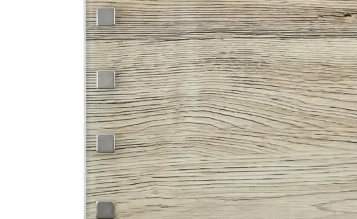 Memoboard 30x30 cm Wood (Braun) | 30 cm, holzfarben, Braun