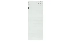 Memoboard 30x80 cm wood weiß | 80 cm, Weiß, holzfarben