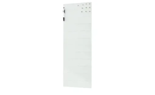 Memoboard 30x80 cm wood weiß | 80 cm, Weiß, holzfarben