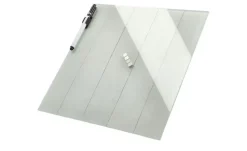 Memoboard 30x30 cm Wood (Weiß) | 30 cm, holzfarben, Weiß