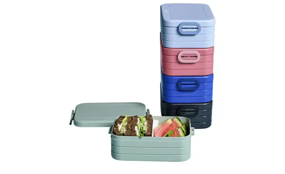 Mepal Bento-Lunchbox "To Go" Take a Break | Schwarz, 18,5 cm