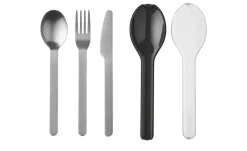 Mepal Besteckset  "To Go" Ellipse | Schwarz | Höffner