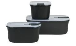 Mepal Frischhaltedosen Easyclip | Schwarz | Höffner