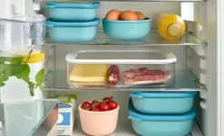 Mepal Multischüssel-Set Cirqula | Blau, Je 1 Schüssel 0,75l, 1,5l und 3,0l