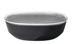 Mepal Servierschale Silueta | Schwarz, 4000 ml