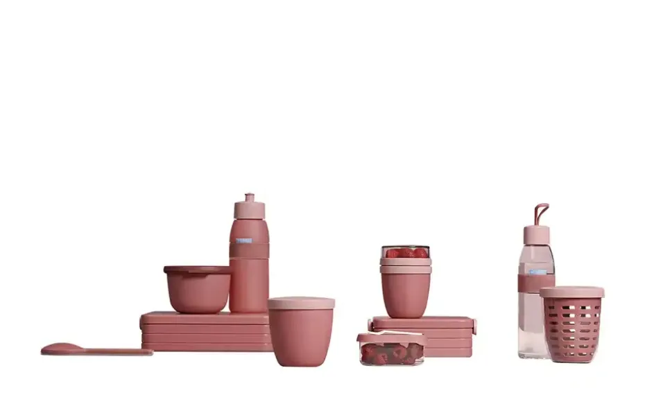 Mepal Snackpot "To Go" Ellipse | Rosa, 10,8 cm