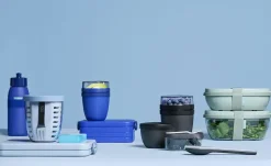 Mepal Snackpot "To Go" Ellipse | Schwarz, 7,6 cm