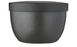 Mepal Snackpot "To Go" Ellipse | Schwarz, 7,6 cm