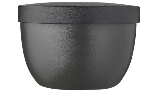 Mepal Snackpot "To Go" Ellipse | Schwarz, 7,6 cm