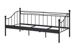 Metallbett-Gestell Luisa | Schwarz | Möbel Höffner