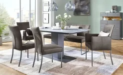 Musterring Esszimmerstuhl Nova | Dunkelbraun, Armlehne