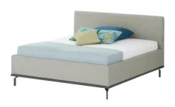 Musterring Polsterbett mit Bettkasten Delphi Variante D | Hellgrau, 180 cm