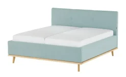 Musterring Polsterbett mit Bettkasten Delphi Variante A | Eisblau, 180 cm