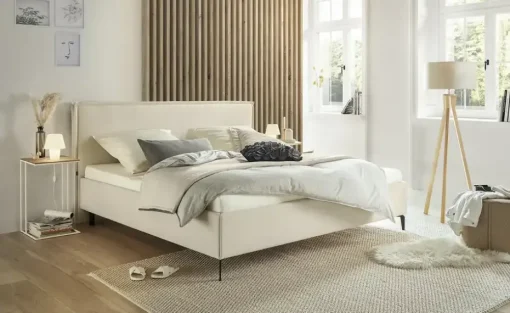 Musterring Polsterbettgestell Elos | Creme, 140 cm