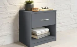Nachtkommode Ashford | Graphit, 1 Stück | Möbel Höffner