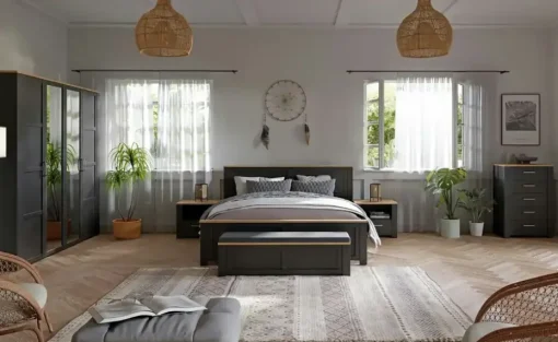 Nachtkommode Toneo | Schwarz | Möbel Höffner