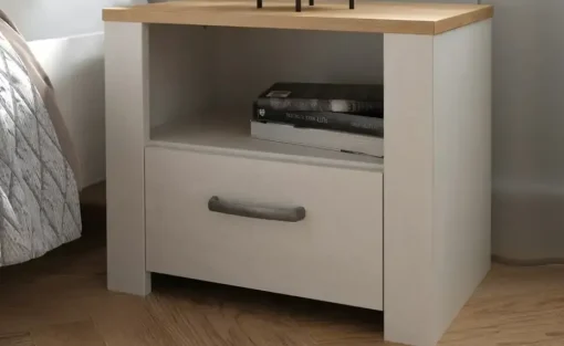Nachtkommode Toneo | Weiß | Möbel Höffner