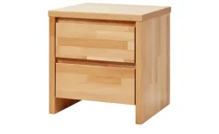 Nachtkonsole mit 2 Schüben Massivholz