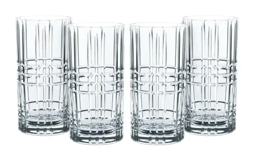 Nachtmann Longdrinkglas 4er Set Square | Longdrinkglas