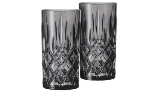 Nachtmann Longdrinkgläser  2er Set Noblesse | Grau