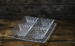 Nachtmann Servierset, 5er Set 1 Platte und 4 Schälchen Bossa Nova