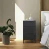 Nachttisch Frome | Graphit, Basaltgrau, Graphit
