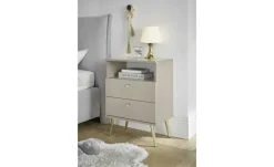 Nachttisch Laura | Beige | Möbel Höffner