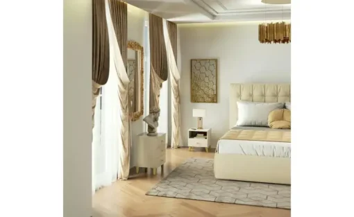 Nachttisch mit 3 Schubladen Lara | Beige | Höffner