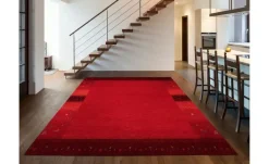 Naturteppich Costa Brava | Dunkelrot, 90x160 cm