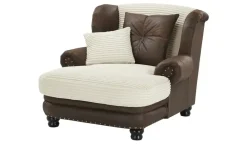 Ohrensessel Bezug in Cord Bristol | Beige, Braun, Cordstoff