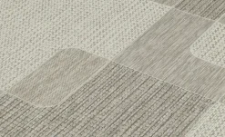 Outdoor-Teppich Mariella | 75x150 cm, Hellgrau, Beige