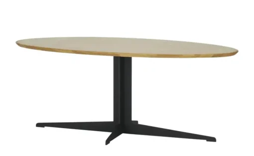 Ovaler Couchtisch Eichetischplatte Vulcano | Höffner