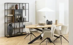Ovaler Esstisch 220 x 100 cm Maks | Möbel Höffner