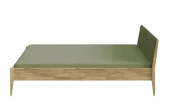 PAIDI Jugendbett Stiene | Dunkelgrün, Eiche, 140x200 cm