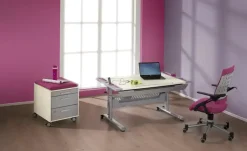 PAIDI Kinder- und Jugenddrehstuhl Tio | Beere, Rosa