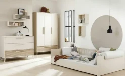 PAIDI Kinderbett Little Flo | 90x200 cm, kaschmirfarben