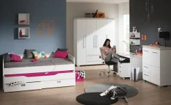 PAIDI Kojenbett Kira | 90x200 cm, Eiche-Nautik (Nachbildung) mit Schutzseite