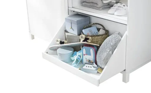 PAIDI Schiebetürenschrank Olli | Dekorleiste Mattblau