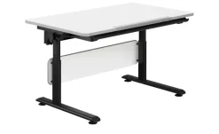 PAIDI Schülerschreibtisch Diego Black | Weiß, 120 cm