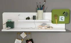 PAIDI Wandboard mit Pinboard Zubehör Schoolworld | Weiß, Grün