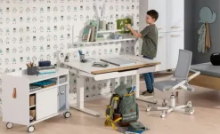 PAIDI Wandboard mit Pinboard Zubehör Schoolworld | Weiß, Grün