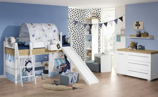 PAIDI Wickelkommode Kira | 135,3 cm, Eiche-Nebraska (Nachbildung)