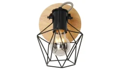 Paul Neuhaus Decken- und Wandstrahler, 1-flammig, Rubber Wood