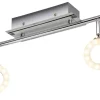 Paul Neuhaus LED- Deckenstrahler, 2-flammig, IP44