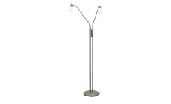 Paul Neuhaus LED- Stehleuchte, 2-flammig, nickel matt